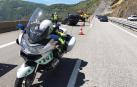 Un herido tras un accidente entre un coche y un camión en la A-15