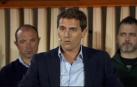 Rivera lamenta en Estella que el Congreso y el Senado vayan a estar presididas por un partido "nacionalista"