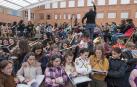Escuelas de toda Navarra llevan su música a plazas y calles de Estella