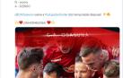 Instituciones, equipos rivales y jugadores felicitan a Osasuna