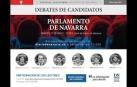 Retransmisión de vídeo en directo del debate de candidatos a la Presidencia de Navarra