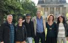 Joseba Asiron, candidato de EH Bildu a la Alcaldía de Pamplona, en un acto de la campaña electoral