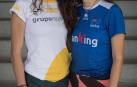 Nerea Bermejo y su hermana pequeña, Ane, en Larrabide.