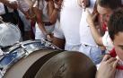 El Riau Riau convocado por la peña Mutilzaharra se celebró durante dos horas.