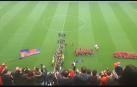 Pasillo de la UD Las Palmas a Osasuna