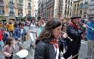El centro de Pamplona vivió este sábado una jornada de eventos múltiples y solapados