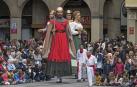 Los gigantes llenan las calles de Estella por las fiestas de la Virgen del Puy