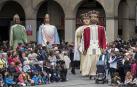 Los gigantes llenan las calles de Estella por las fiestas de la Virgen del Puy