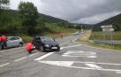 Atropellado un peregrino en Ilurdotz en un accidente con tres vehículos implicados