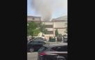 Incendio en el Club de Tenis de Pamplona