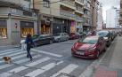 Cruce de la calle García el Restaurador con San Andrés, antes zona azul y hoy de nueva regulación.