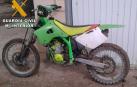 Moto incautada al detenido en Cintruénigo