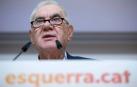 Maragall, durante la rueda de prensa celebrada este miércoles en la que ha anunciado que abre un "paréntesis" en la negociación con el equipo de Ada Colau.