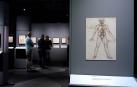 Sala dedicada a la muestra de los códices en los que Leonardo da Vinci reflexionaba sobre el movimiento, en la nueva exposición de la Biblioteca Británica de Londres.