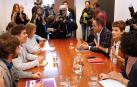 Calvo y Ábalos avisan al PSN que los pactos los decide la dirección federal del PSOE