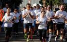 Pedro Sánchez corre contra la violencia de género en Madrid