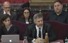 El abogado del exvicepresidente de la Generalitat Oriol Junqueras, Andreu Van den Eynde, durante el juicio por el procés