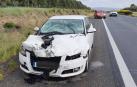 Dos heridos en sendos accidentes en Orkoien y en la AP-15