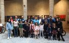 Los ganadores del certamen, en la entrega de premios.
