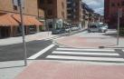La parada de bus regresará a Isidoro Melero en Alsasua tras las obras