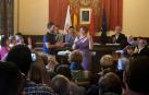 Maite Garbayo, candidata de Agrupemos por Olite, asume el cargo de alcaldesa de Olite.