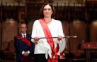 Ada Colau, tras su nombramiento como alcaldesa de Barcelona.