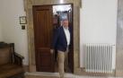 Joseba Asiron, en el Ayuntamiento.