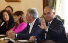Enrique Maya, instantes previos a ser nombrado nuevo alcalde de Pamplona.