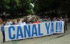 Los agricultores de Tierra Estella llevan el Canal al Parlamento