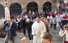 Estella recupera la salida oficial en el Ángel de Aralar y el Corpus