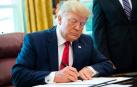 El presidente estadounidense Donald Trump impone nuevas sanciones a Irán.