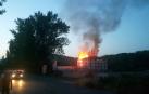Un incendio afectó a las instalaciones abandonadas entre Olaz y Huarte a última hora de este martes 25 de junio.