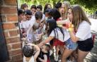 Fotos del cohete de inicio de las fiestas de Barañáin 2019
