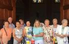 La restauración de la torre de la parroquia de Azagra apunta a su 75 aniversario