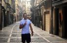 Azpilicueta combate en calor por la calle Comedias de Pamplona