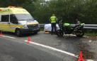 Herido un motorista francés tras sufrir un accidente en Valcarlos
