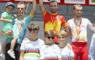 Alejandro Valverde se ha proclamado campeón de España de ciclismo en ruta por delante de Luis León Sánchez y Jesús Herrada, plata y bronce respectivamente.