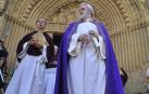 Artajona revive el s. XI con poca afluencia por las  temperaturas