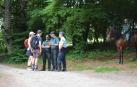 La Guardia Civil auxilia a un cicloturista caído a la altura de Irotz.