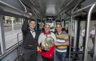 Las villavesas conducen la fiesta
