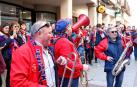Imágenes de los aficionados rojillos en Soria, antes del partido contra el Numancia.