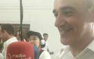 Primeras palabras de Jesús Garísoain tras lanzar el Chupinazo