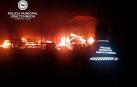 Una persona trasladada y un perro muerto en un incendio en Echavacoiz