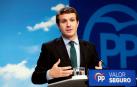 Pablo Casado, durante la rueda de prensa en Madrid tras la reunión del Comité Ejecutivo Nacional.