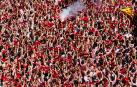 Imagen del chupinazo de San Fermín.