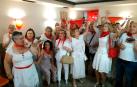 Centenares de navarros ausentes celebraron este sábado el chupinazo en honor a San Fermín y a su tierra
