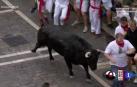 Corneado en Telefónica en el primer encierro de San Fermín 2019