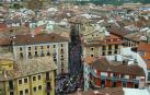 Tramo Ayuntamiento desde la Torre del Gallico de San Cernin.