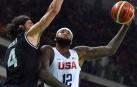 Cousins, con la camiseta de Estados Unidos, en los Juegos Olímpicos de 2016.