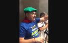 "¡Bienvenido al parque acuático de Pamplona!": el portero viral de la Plaza de Toros